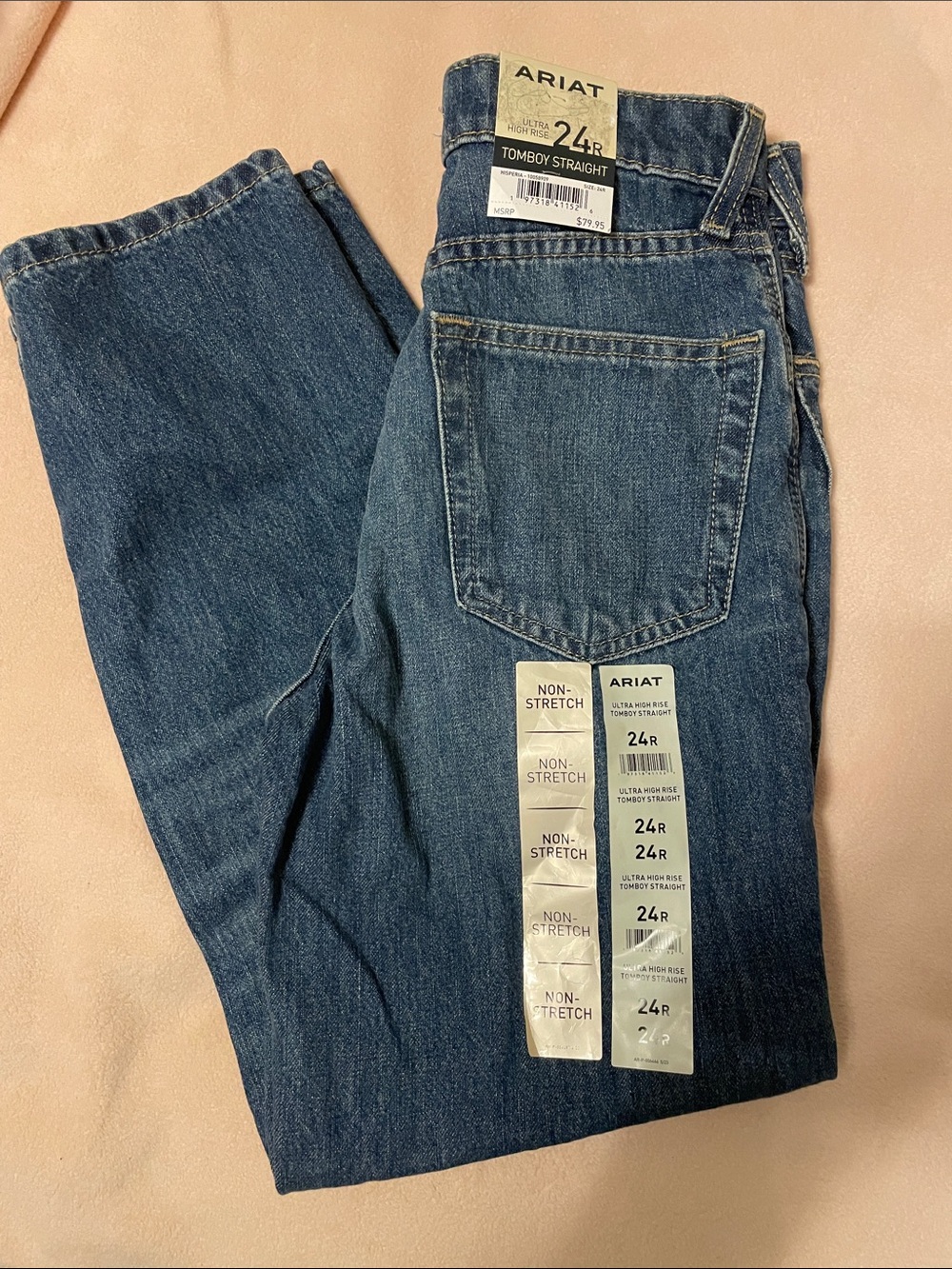 Ariat Tomboy Straight Jeans - Classic Indigo Blue